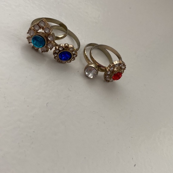 H&M Set of 4 Midi Rings - Picture 2 of 5